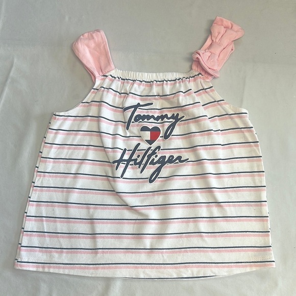 Tommy Hilfiger - Pink Striped tank with bow Detail - Picture 1 of 3